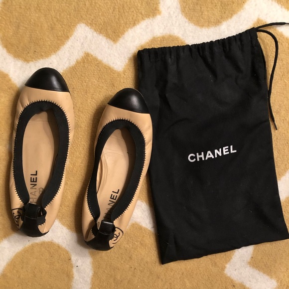 CHANEL Shoes - Chanel Stretch Spirit CC Ballet Flats CHANEL Shoes - Chanel Stretch Spirit CC Ballet Flats